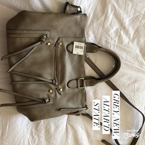 Grey handbag
